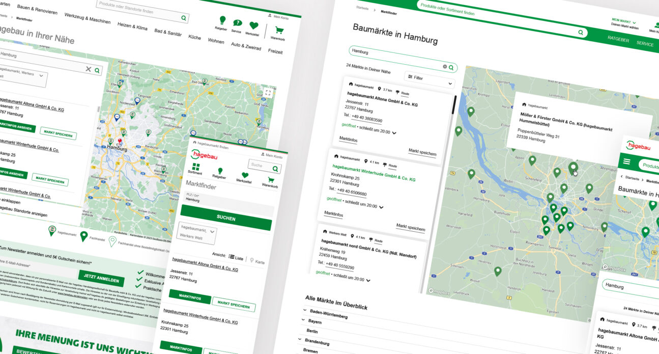 hagebau Marktfinder responsive
